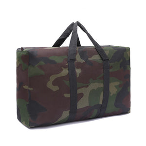 Portable Green Camouflage Bag Folding Travel Bags Waterproof Large Capacity