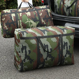 Portable Green Camouflage Bag Folding Travel Bags Waterproof Large Capacity