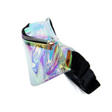 Translucent Sling Chest Pouch PVC Waist Belt Pack Bags
