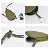 Key Wallet Holder Keyring Small Short for Keys Organizer Zipper Key Case Bag