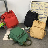 Canvas School Backpack Girl Boy Travel Bag College Laptop Bag