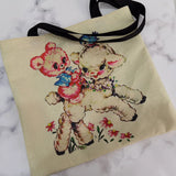Large Capacity Cartoon Printed Tote Handbag