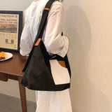 Canvas Women Shoulder Bag Casual Top Handle Satchel Large Capacity