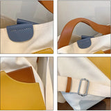 Canvas Women Shoulder Bag Casual Top Handle Satchel Large Capacity