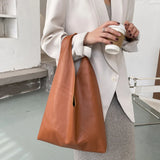 Large Capacity Tote Shoulder Bag Leather Handbag for Women