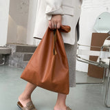 Large Capacity Tote Shoulder Bag Leather Handbag for Women