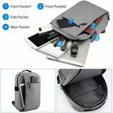 Large Laptop USB Backpack for Women Men Travel Business School Shoulder Bag