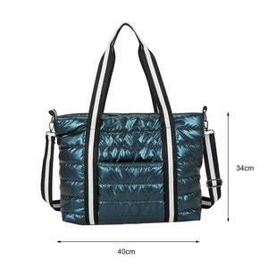 Large Tote Padded Handbags for Women Winter Purse Shopper Handbags