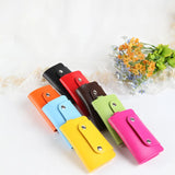 Leather Keychain Holder Car Key Bag Case
