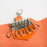 Leather Housekeeper Keychain Holder Car Key Bag Case
