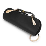 Portable Leather Key Wallet for Women Men Vintage Short Keys Holder