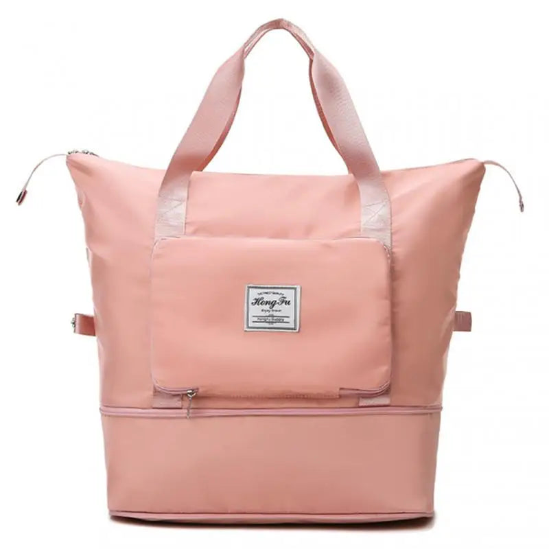 Large Capacity Foldable Shoulder Bag Gym Yoga Duffle