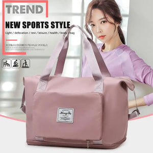 Large Capacity Foldable Shoulder Bag Gym Yoga Duffle