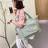 Large Capacity Foldable Shoulder Bag Gym Yoga Duffle