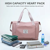 Large Capacity Foldable Shoulder Bag Gym Yoga Duffle