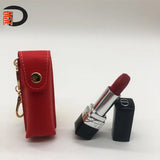 Portable Lip Gloss PU Storage Bag Travel Key Chain Single Lipstick Holster