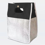 Bear Letter Print Thermal Insulated Lunch Tote Cooler Bag