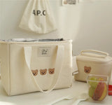 Portable Lunch Bag Food Box Durable Waterproof Office Cooler Lunchbox