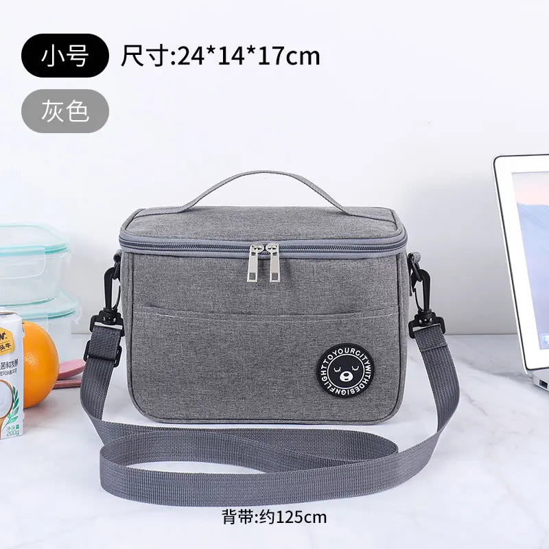 Portable Lunch Bag Food Thermal Box Durable Waterproof Office Cooler Lunchbox