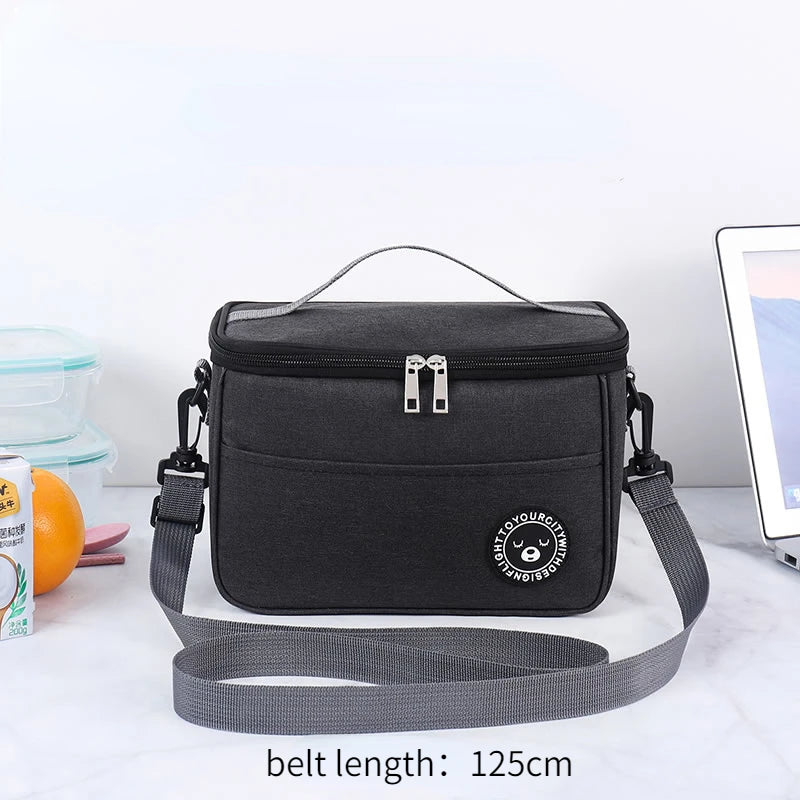Portable Lunch Bag Food Thermal Box Waterproof Office Cooler Lunchbox
