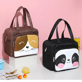 Women's Cartoon Cat Lunch Bag Tote Box Food Storage