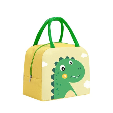 Women's Cartoon Cat Lunch Bag Tote Box Food Storage