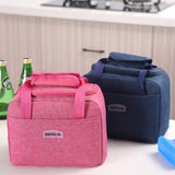 Portable Insulated Lunch Bag Tote Cooler Bento Pouch