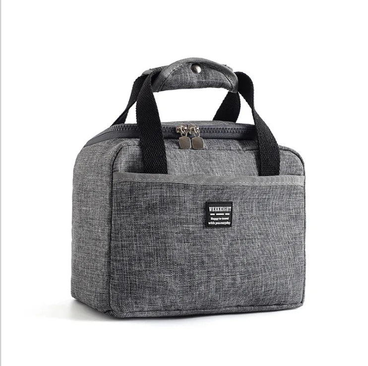 Insulated Lunch Bag Cooler Handbag Bento Pouch Food Storage Bags