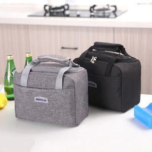 Portable Insulated Lunch Bag Tote Cooler Bento Pouch