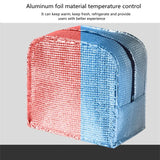 Portable Lunch Bag Food Insulation Handbag Student Aluminum Foil Keep Warm