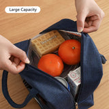 Portable Lunch Bag Food Insulation Handbag Student Aluminum Foil Keep Warm