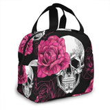 Skulls & Roses Insulated Lunch Bag