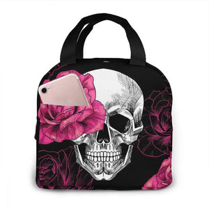 Skulls & Roses Insulated Lunch Bag