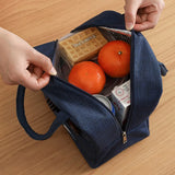 Portable Insulated Lunch Bag Office Cooler Bento Pouch Food Storage Handbag