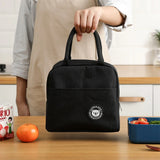 Waterproof Insulated Canvas Cooler Bag Thermal Lunch Bag for Children School