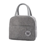 Waterproof Insulated Canvas Cooler Bag Thermal Lunch Bag for Children School