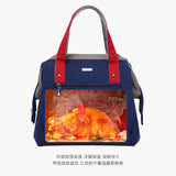 Portable Lunch Bag for Women Large Capacity Thermal Food Storage Office Worker
