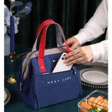 Portable Lunch Bag for Women Large Capacity Thermal Food Storage Office Worker