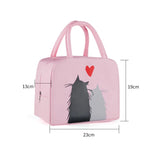Women's Portable Lunch Bag Insulated Cooler Bento Box Storage Handbag