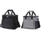 Lunch Box Bag Insulated Food Fresh Keep Large Capacity Storage Tote Grey
