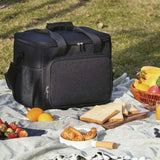 Lunch Box Bag Insulated Food Fresh Keep Large Capacity Storage Tote Grey