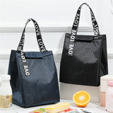 Large Capacity Portable Lunch Box Thermal Bag Insulated Cooler Tote