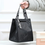 Large Capacity Portable Lunch Box Thermal Bag Insulated Cooler Tote