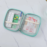 Portable Medicine Bag Mini First Aid Emergency Kit Organizer Case