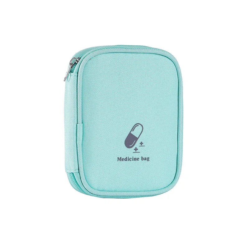 Portable Medicine Bag Mini First Aid Emergency Kit Organizer Case