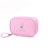Portable Medicine Bag Travel First Aid Kit Organizer