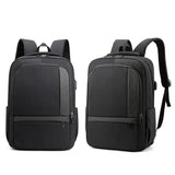 Waterproof Men Backpack USB Interface School Bag