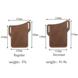Men Phone Waist Bag Waterproof Leather Cellphone Bag