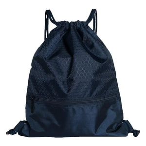 Large Drawstring Backpack Travel Bag with Zipper