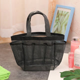 Portable Mesh Shower Caddy Quick Dry Shower Tote Hanging Organizer